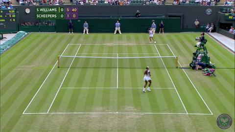 2014 Day 4 Highlights, Serena Williams vs Chanelle Scheepers, Second Round