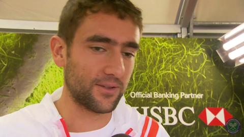 Marin Cilic Live @ Wimbledon Interview