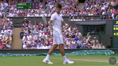 2014 Day 5 Highlights, Novak Djokovic vs Gilles Simon, Third Round