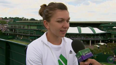 Simona Halep Live @ Wimbledon interview