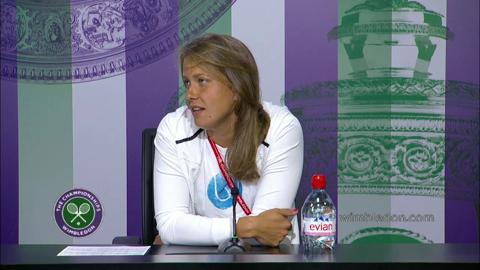 Barbora Zahlavova Strycova Third Round Press Conference
