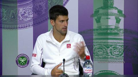 Novak Djokovic Third Round Press Conference