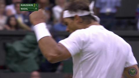 2014 Day 6 Highlights, Rafael Nadal vs Mikhail Kukushkin, Third Round