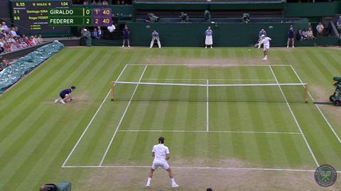 2014 Day 6 Highlights, Roger Federer vs Santiago Giraldo, Third Round