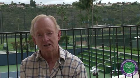 Rod Laver chats about the Wimbledon grass