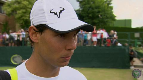 Rafael Nadal Live @ Wimbledon interview