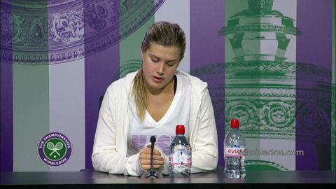 Eugenie Bouchard Fourth Round Press Conference