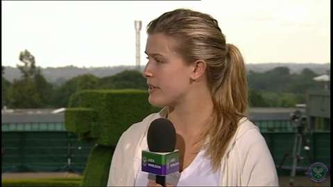 Eugenie Bouchard Live @ Wimbledon interview