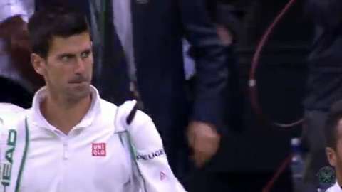 2014 Day 7 Highlights, Novak Djokovic vs Jo-Wilfried Tsonga, Fourth Round