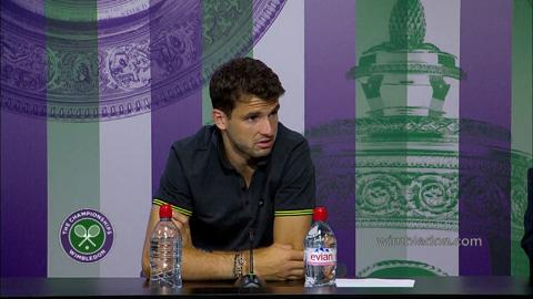Grigor Dimitrov Fourth Round Press Conference