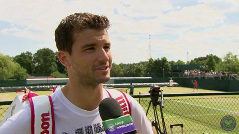 Grigor Dimitrov Live @ Wimbledon interview