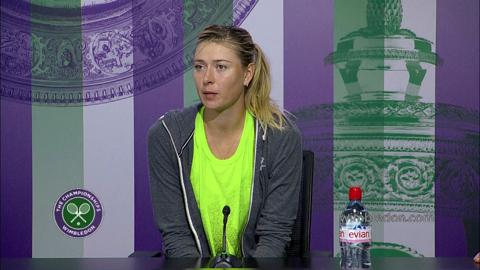 Maria Sharapova Fourth Round Press Conference