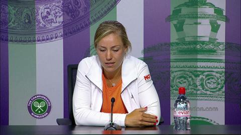 Angelique Kerber Fourth Round Press Conference
