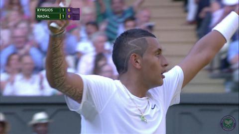 2014 Day 8 Highlights, Rafael Nadal vs Nick Kyrgios, Fourth Round