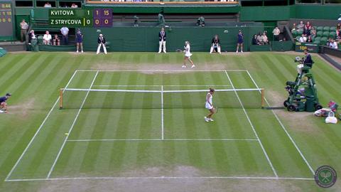 2014 Day 8 Highlights, Petra Kvitova vs Barbora Zahlavova Strycova, Quarter-Finals