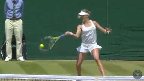 2014 Day 9 Highlights, Eugenie Bouchard vs Angelique Kerber, Quarter-Finals