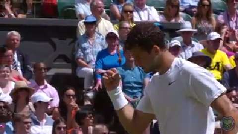 2014 Day 9 Highlights, Andy Murray vs Grigor Dimitrov, Quarter-Final