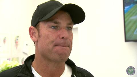 Shane Warne Live @ Wimbledon interview