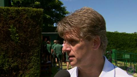 Andrew Castle Live @ Wimbledon interview