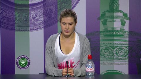 Eugenie Bouchard Semi-Final Press Conference
