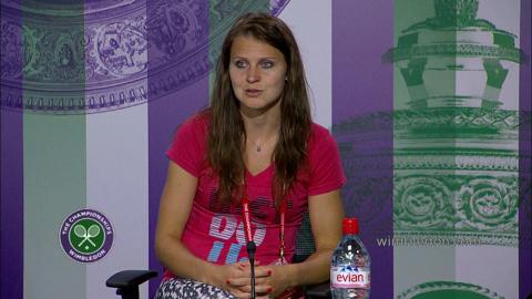 Lucie Safarova Semi-Final Press Conference