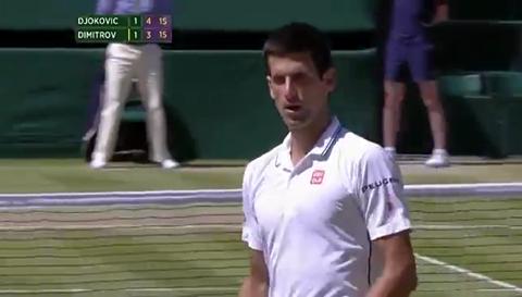Novak Djokovic incredible 'get'