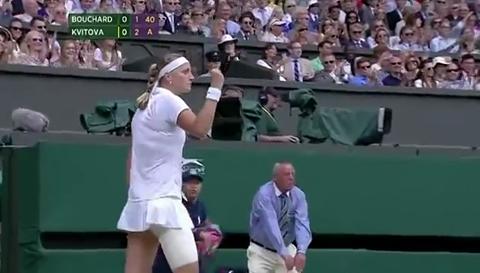 Kvitova wins magnificent point