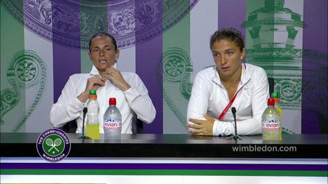 Sara Errani & Roberta Vinci Post Final Press Conference