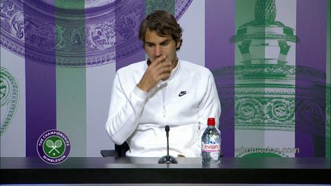 Roger Federer 2014 Gentlemen's Singles Runner Up Press Conference