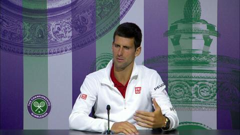 2014 Gentlemen's Singles Champion Novak Djokovic Press Conference