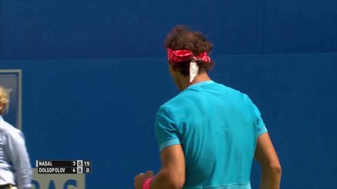 Shot of the day - Rafael Nadal at Queen's