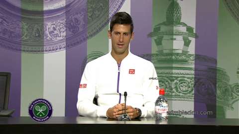 Novak Djokovic Pre Wimbledon Press Conference