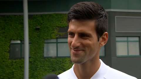 Novak Djokovic interviews for the job of Wimbledon Champion