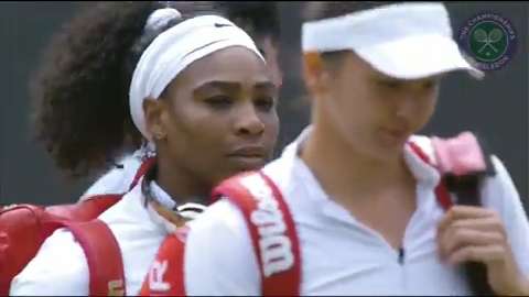 2015 Day 1 Highlights, Serena Williams vs Margarita Gasparyan
