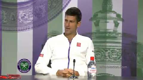 Novak Djokovic First Round Press Conference