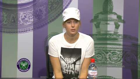 Maria Sharapova First Round Press Conference