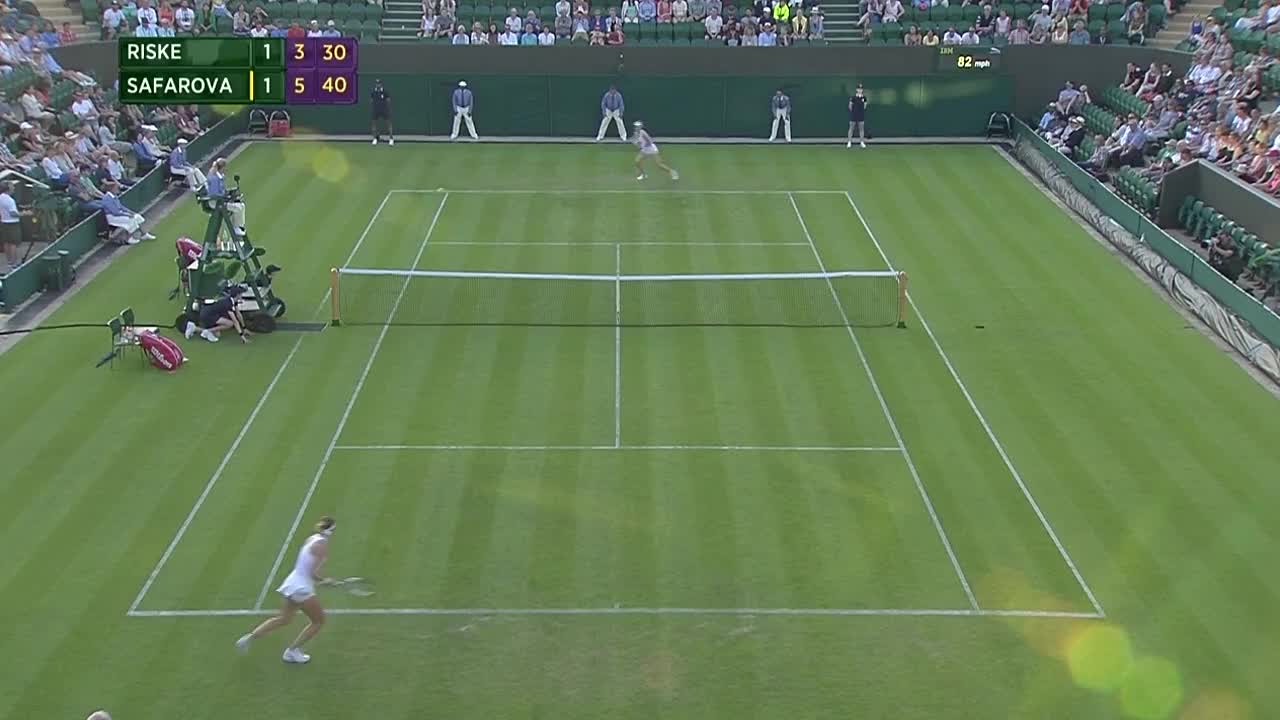 Relief from Lucie Safarova