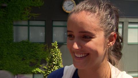 Laura Robson interviews for the job of Wimbledon Champion
