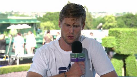 Andreas Seppi visits the Live@ Wimbledon studio
