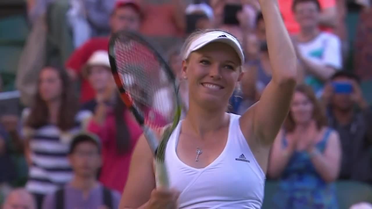 Caroline Wozniacki finds her feet