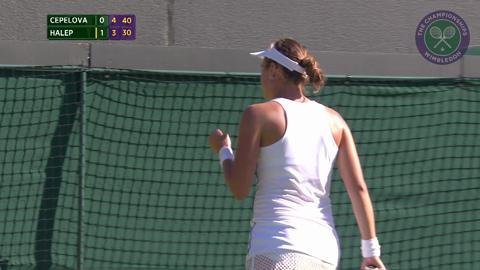 2015 Day 2 Highlights, Jana Cepelova vs Simona Halep