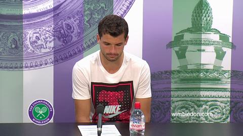 Grigor Dimitrov Second Round Press Conference