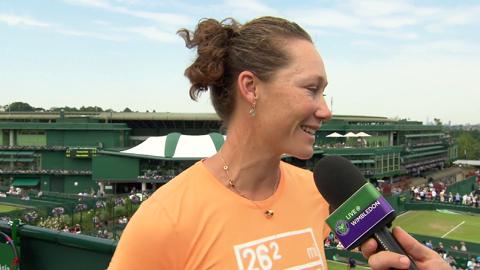 Samantha Stosur Live @ Wimbledon interview