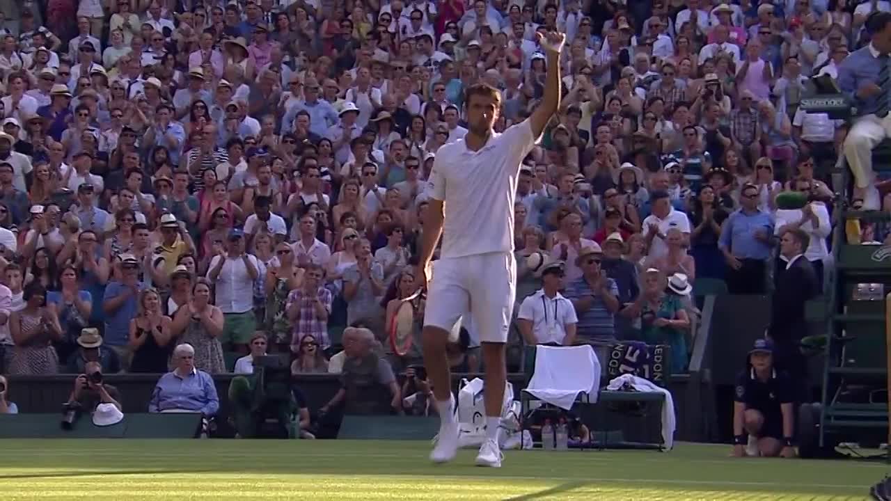 Relieved Cilic advances