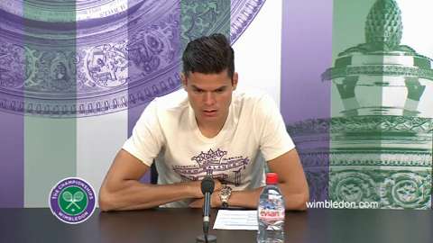 Milos Raonic Second Round Press Conference