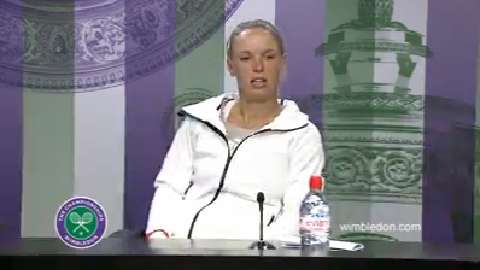 Caroline Wozniacki Second Round Press Conference