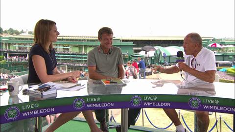 Nick Bollettieri visits the Live @ Wimbledon studio