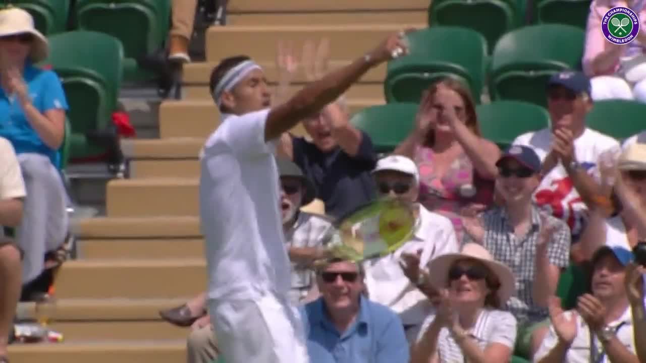 Kyrgios with yet another piece of magic