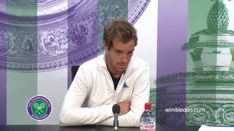 Richard Gasquet Third Round Press Conference