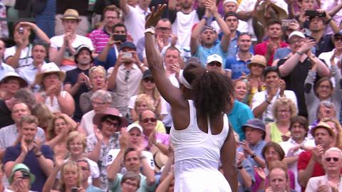 Serena survives Watson battle